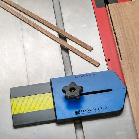 Rockler thin rip table saw jig