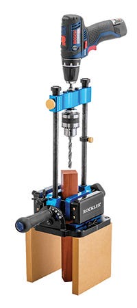 Rockler drill guide kit with attached vise