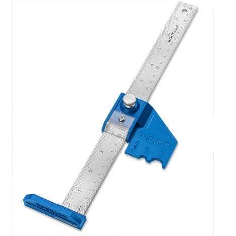 Rockler router bit center and depth gauge
