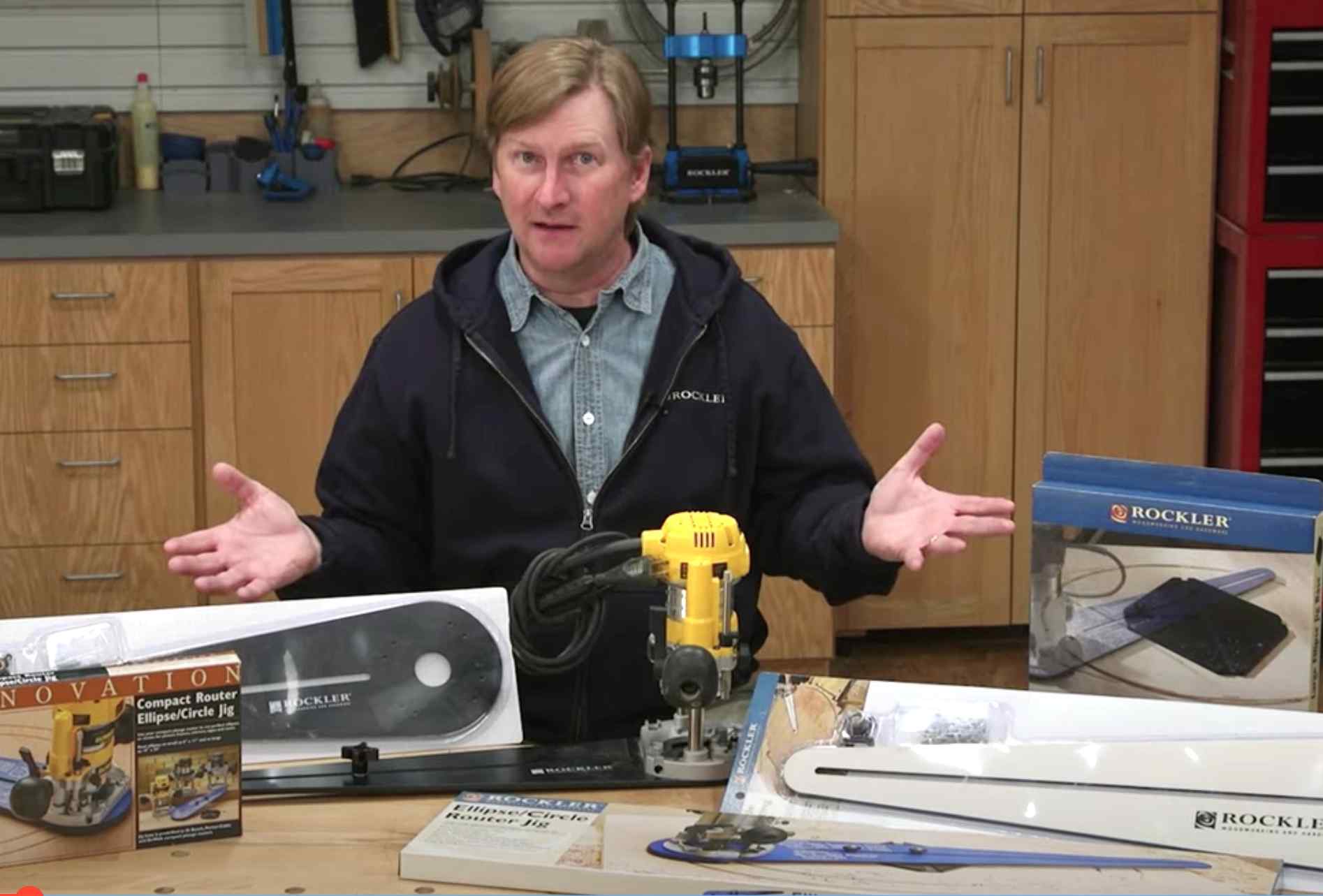 Plunge router discount circle jig
