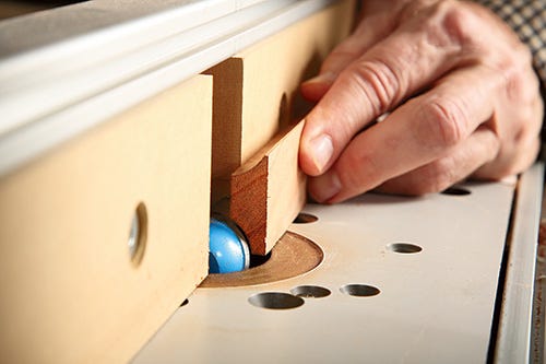 Routing an accent into classic frame molding