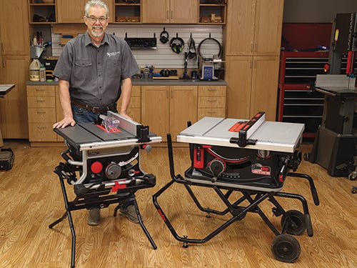 Comparison of the sawstop cts and jobsite saws