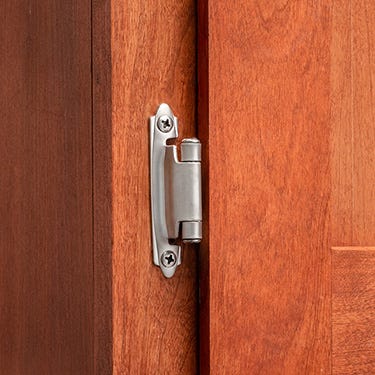 Semi concealed hinge