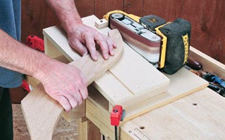 Draper  53005 Belt Disc Sander Bench Mounting Wood Woodworking Tilt Mitre 