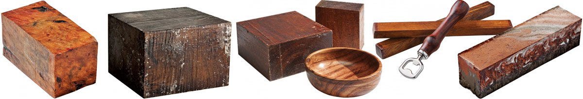 Different Types and Sizes of Turning Stock