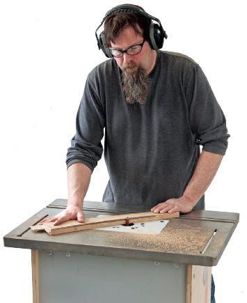 Using router table to shape blanket chest stiles