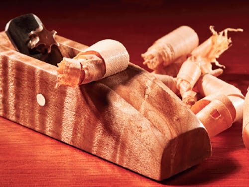 Building a Finger Plane with Recycled Blade