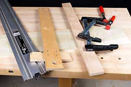 Different options for guiding dado cut, including shop made fence