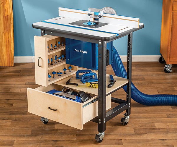 Rockler Shop Stand Router Table