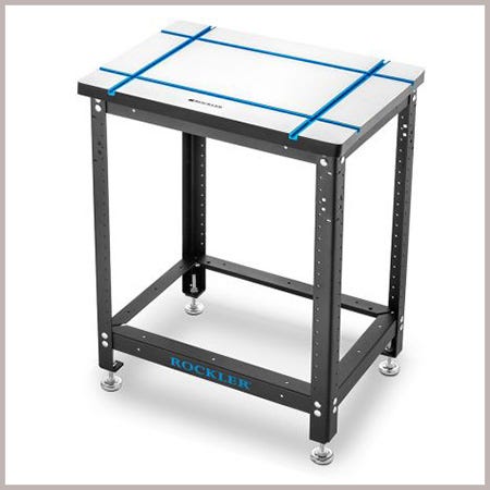 shop stand with t-track table