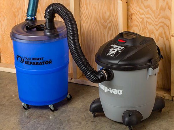 shop vacuum and dust separator