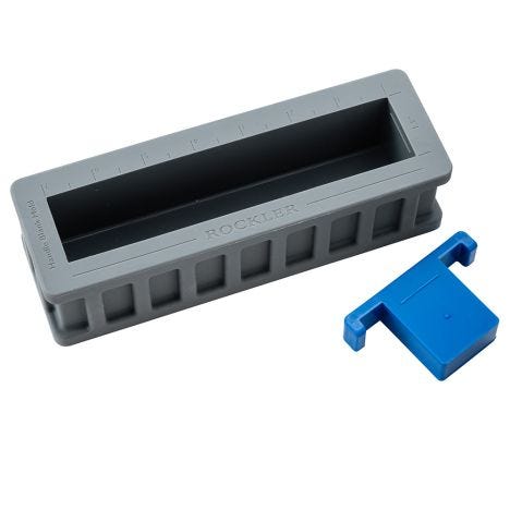 Rockler silicone epoxy pour handle mold