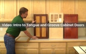 intro to tongue and groove cabinet doors video screenshot
