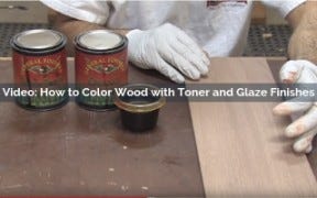 How to Color Wood with Toner and Glaze Finishes Video Screenshot