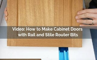 Video How To Make Cabinet Doors With Rail Stile Router Bits