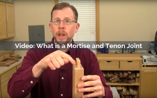 what is a mortise and tenon joint video screenshot