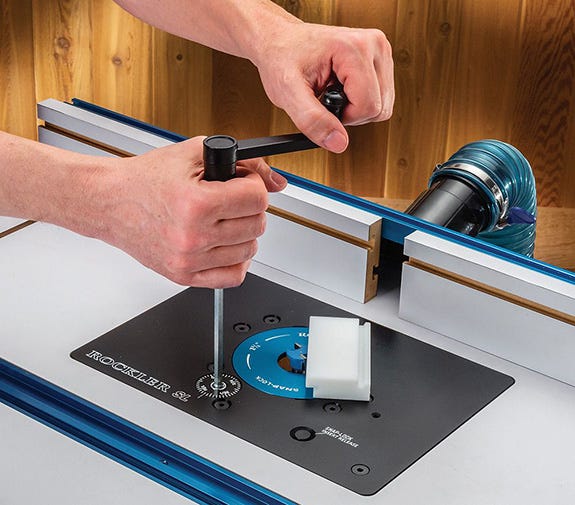 rockler sl router lift in router table