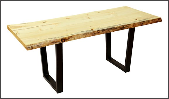 Houston Live Edge Solid Wood Table