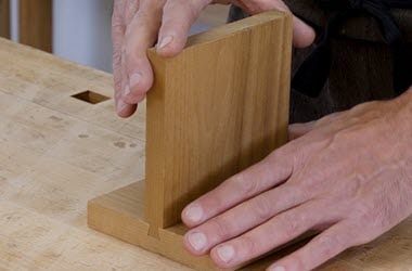 Fitting a sliding dovetail joint