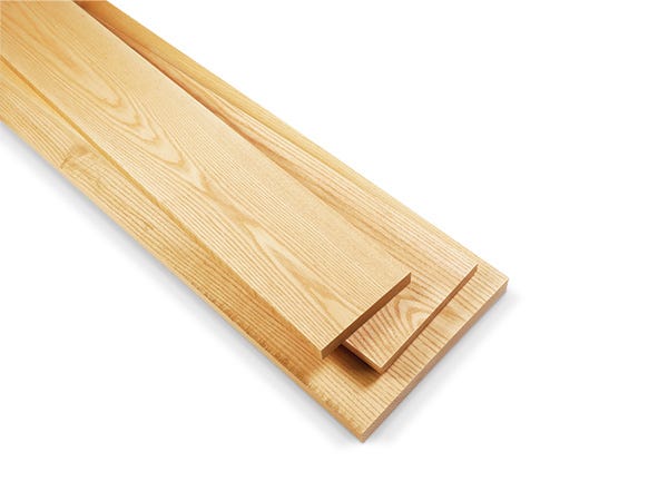Selection of white ash boards