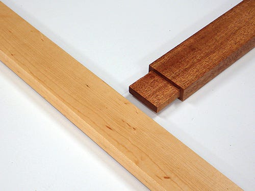 Typical cut hidden mortise-and-tenon joint