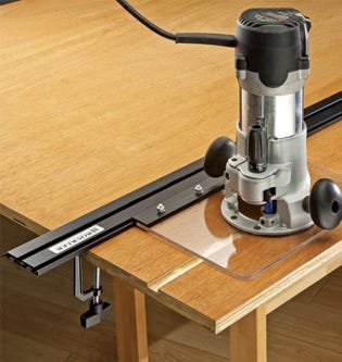 Rockler straight edge cutting clamps