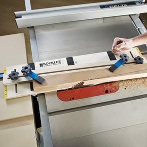 Rockler table saw tapering jig