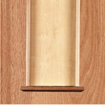 Three-sided drawer casework with front panel