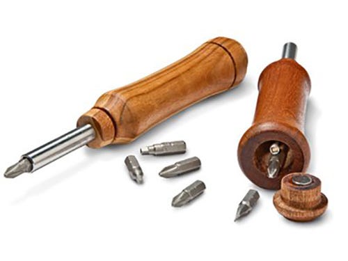 Shop-made screwdriver handle with storage compartment