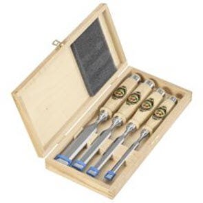 Two cherries chisel set and case