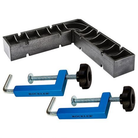 Rockler universal fence clamps and clamp-it square