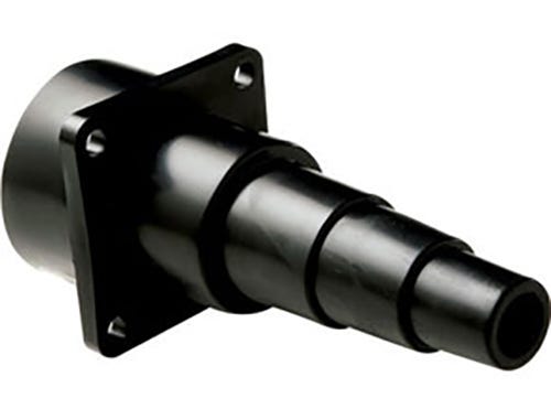 Rocker dust collector connection adapter