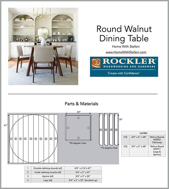 walnut dining table plan download button