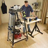 Rockler Pack Rack Clamp and Tool Storage System