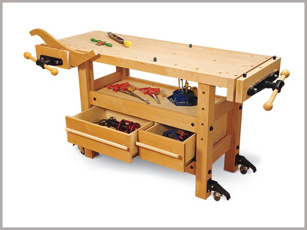 workbench with tools