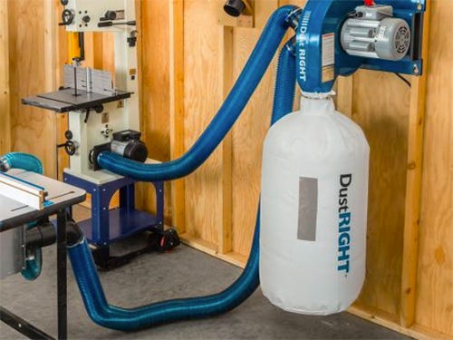 Dust right dust collection system