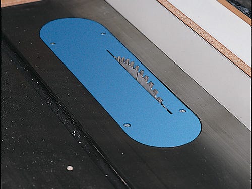 Rockler zero clearance throatplate insert
