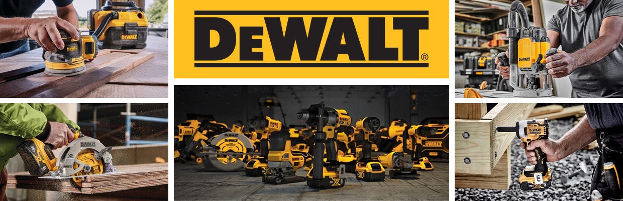 dewalt tools in use