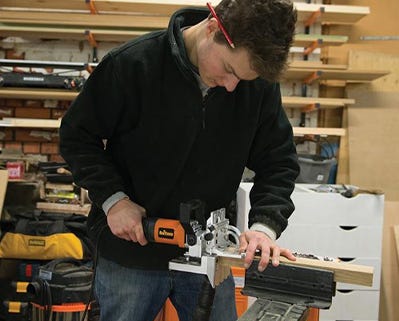 man using a triton tool