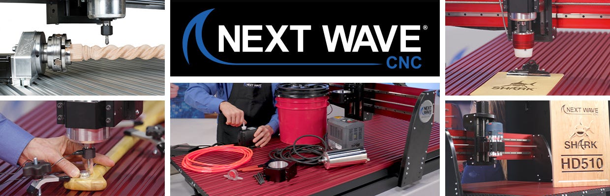 nextwave image collage of tools in use