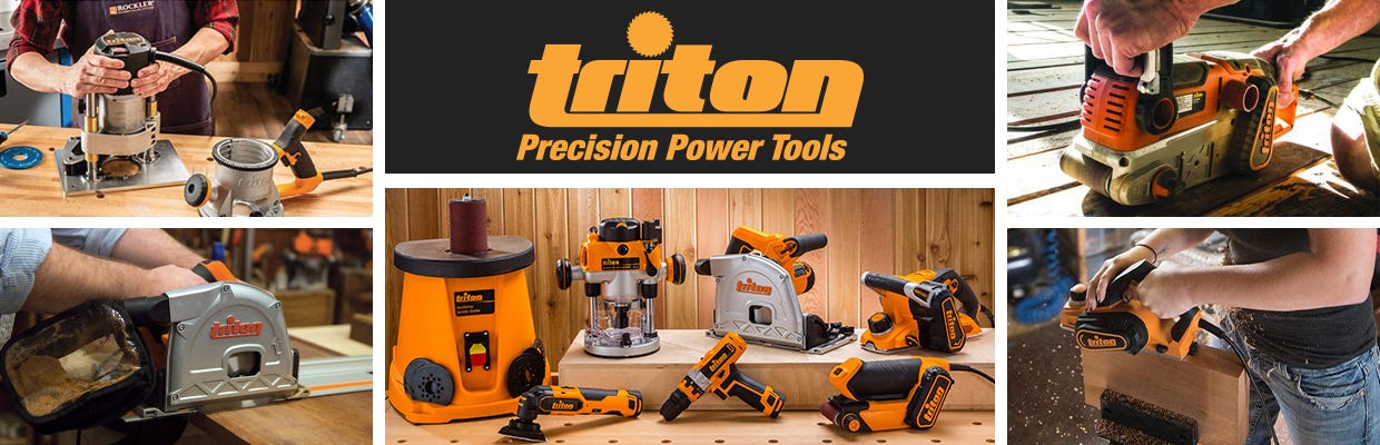 Triton power tools web banner