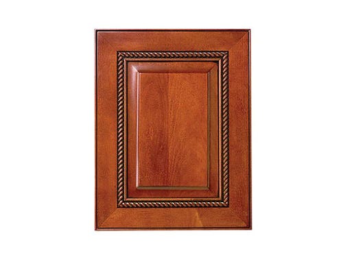 Custom raised panel cabinet door front