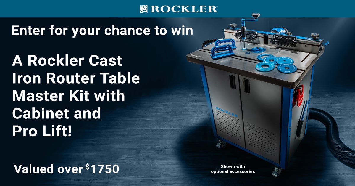 Pinterest Router Table Giveaway