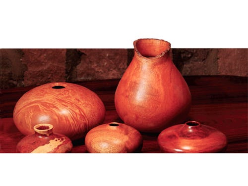 Turned vase projects made with hollowing techniques