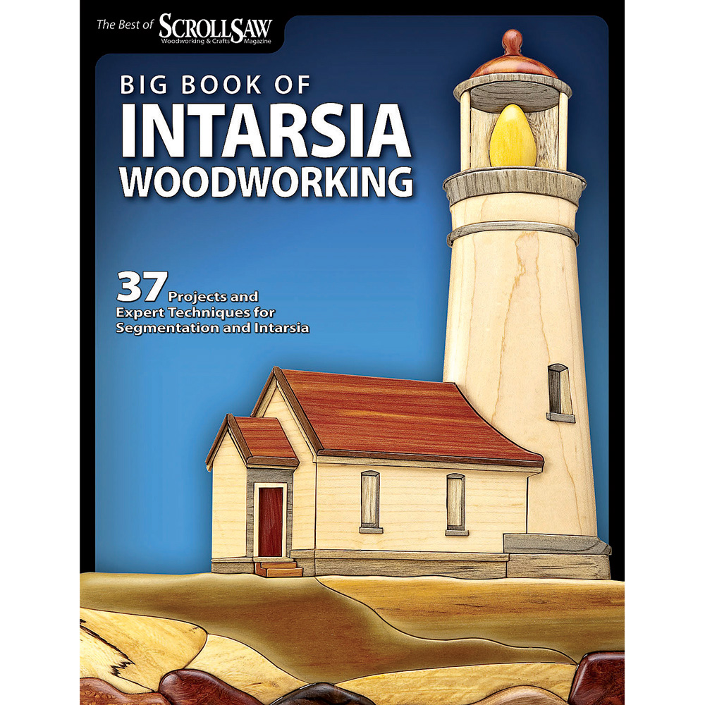 Build a whole new repertoire of scroll saw techniques with the Big Book of Intarsia Woodworking! A renowned group of artists present 37 of the most popular intarsia projects from Scroll Saw Woodworking & Crafts. Ideal projects for every level, you will find expert step-by-step instructions along with all of the crisp photos, detailed patterns, and tips and techniques you will need to guarantee intarsia-making success. Features: 37 of the most popular intarsia projects from Scroll Saw Woodworking & Crafts Ideal for every level Details work a host of renowned artists including: Kathy Wise, Judy Gale Roberts, Janette Square, Frank Droege, John Morgan, and others. Expert step-by-step instructions Crisp photos Detailed patterns Tips and techniqu