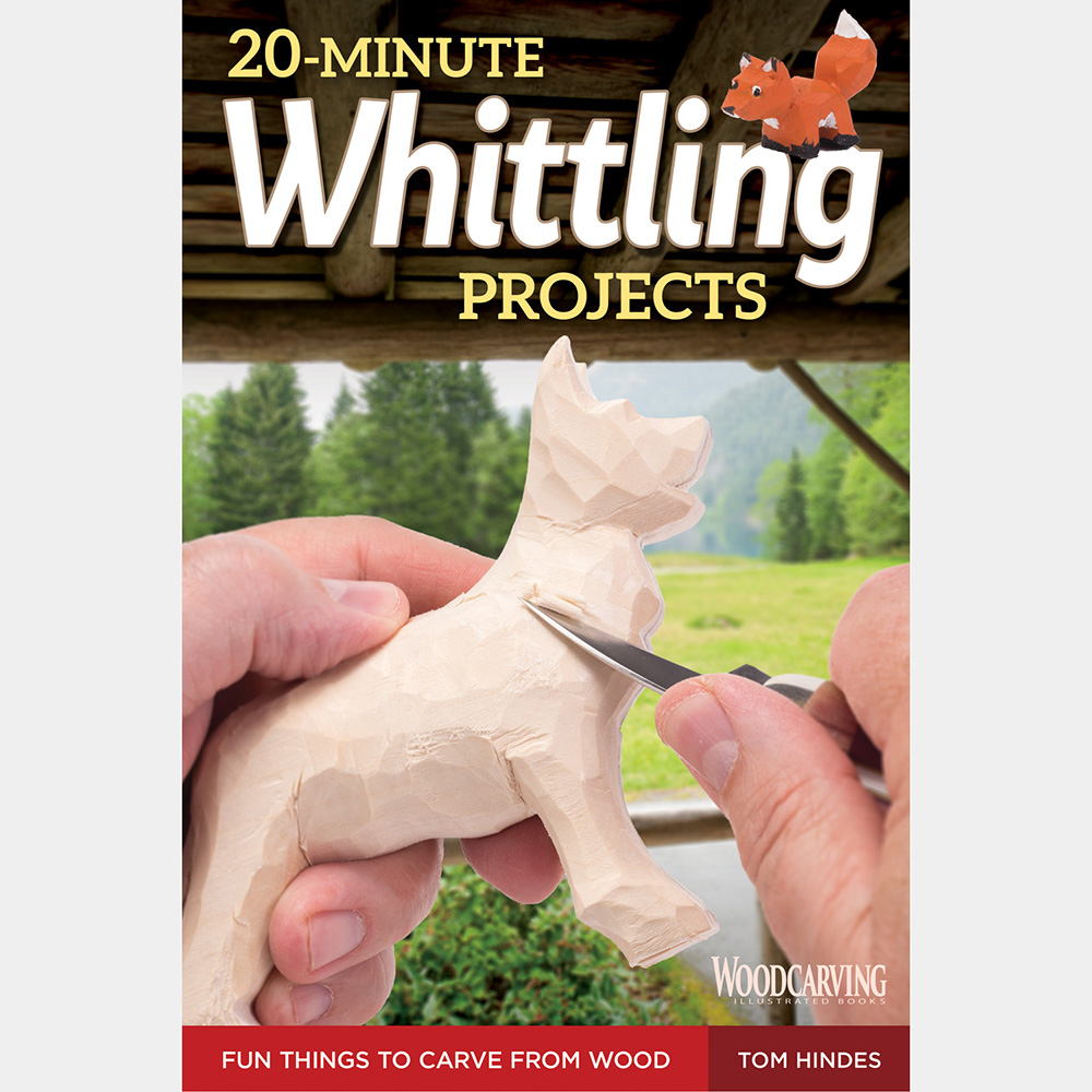 Learn the fast and simple way to whittle in this fun introduction to woodcarving. Whittling can be done just about anywhere, without fancy equipment, and without even a great deal of spare time. Author Tom Hindes demonstrates his easy-to-learn, quick-cut method for whittling expressive caricature figures in 20 minutes or less. With the help of his friendly instructions and step-by-step photos, you'll learn to carve an endless array of charming wizards, gnomes, gargoyles, ornaments, dogs and leprechauns, all of which make wonderful gifts and toys.