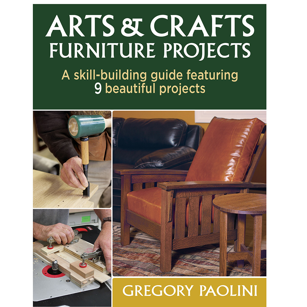 If you like the Arts & Crafts style, this book will become an essential part of your collection. Appealing to both beginner and seasoned woodworkers, Arts & Crafts Furniture Projects showcases nine iconic furniture projects that progress in difficulty as you work your way through the book. The projects featured here take you from the basics to advanced techniques, all clearly demonstrated with detailed illustrations and beautiful, instructive photographs. Timeless and always in style, Arts & Crafts is a perennial favorite and a style that works nicely with almost any home decor. Take this opportunity to build both skills and classic furniture pieces for your home. Features: Key construction methods for beginners Basic stock preparation Mort